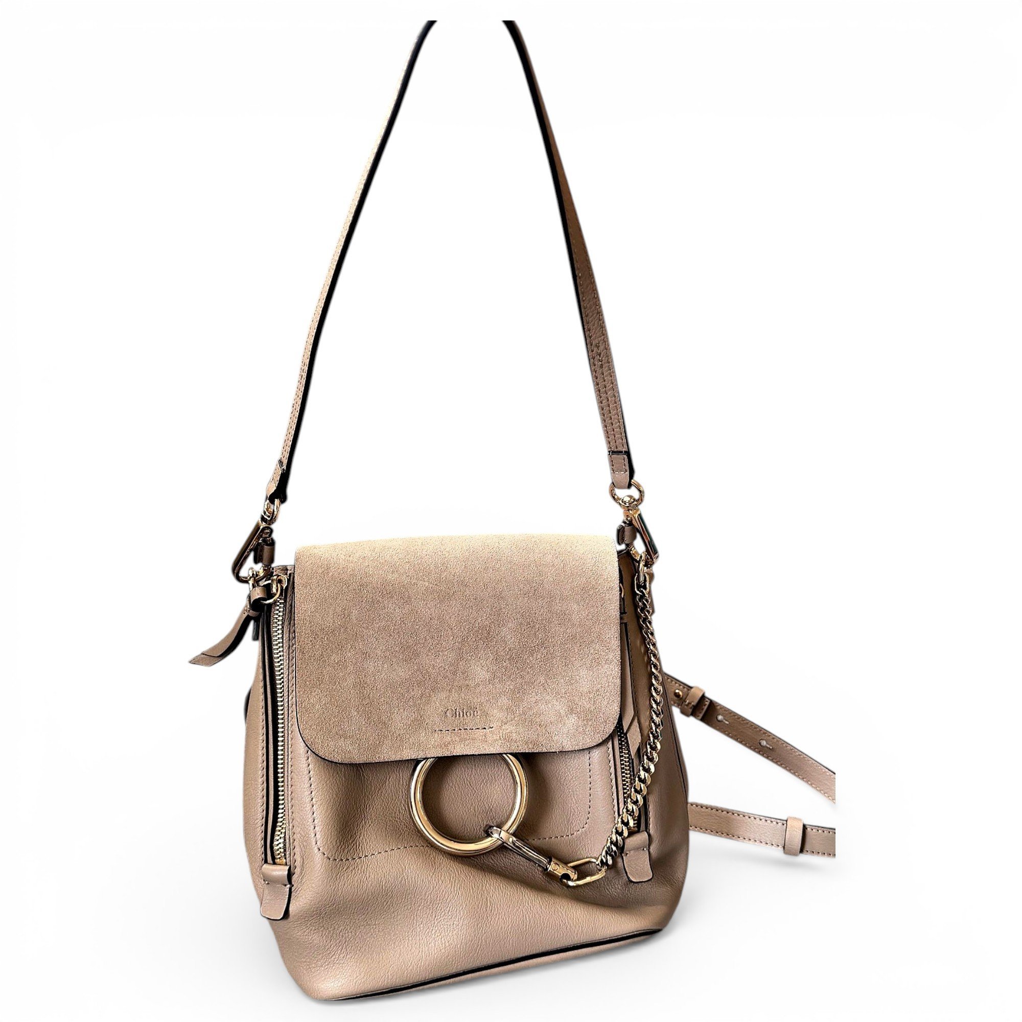 Faye leather backpack