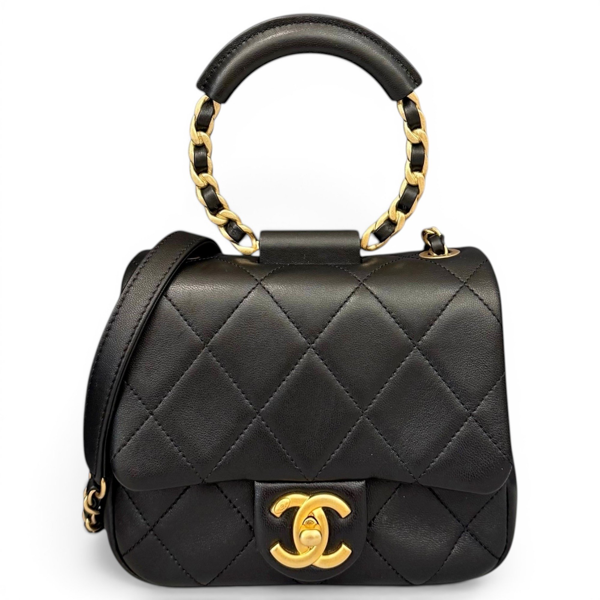Leather handbag