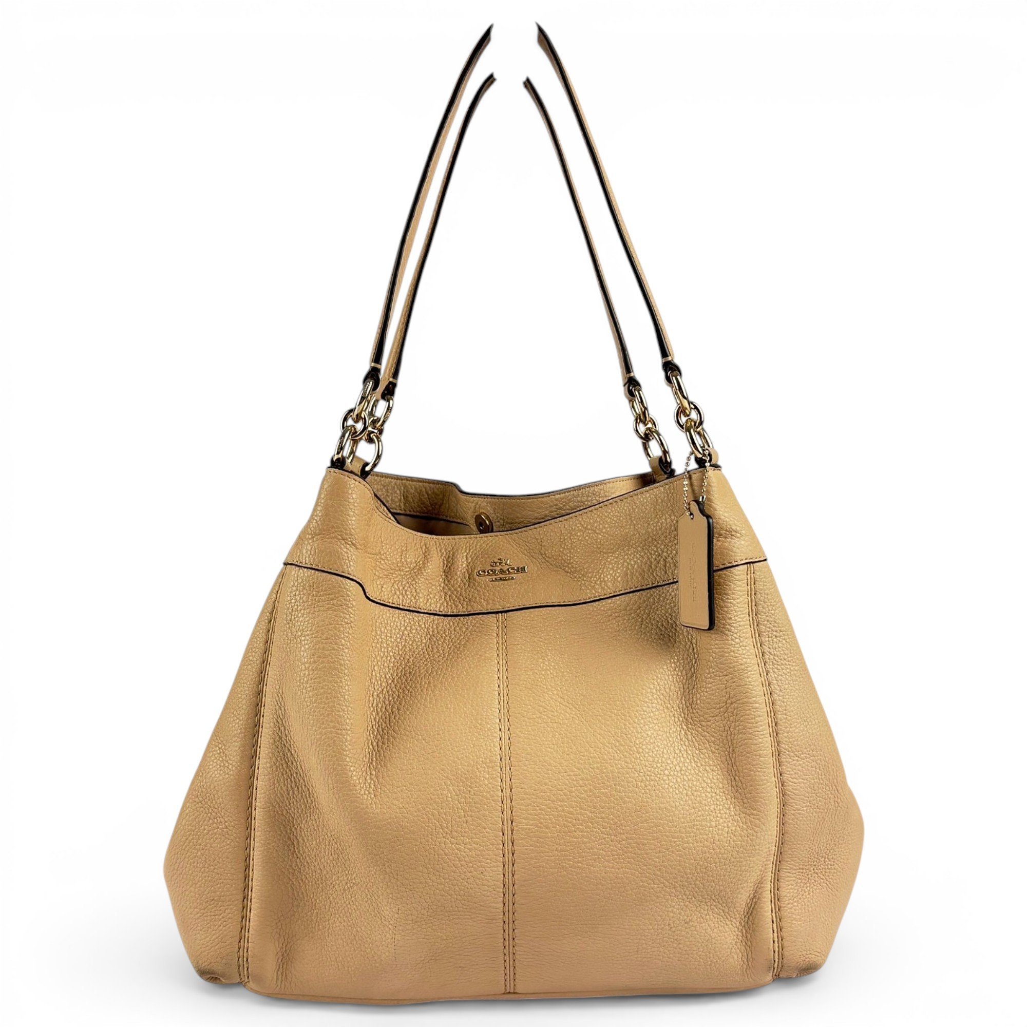 Edie leather handbag
