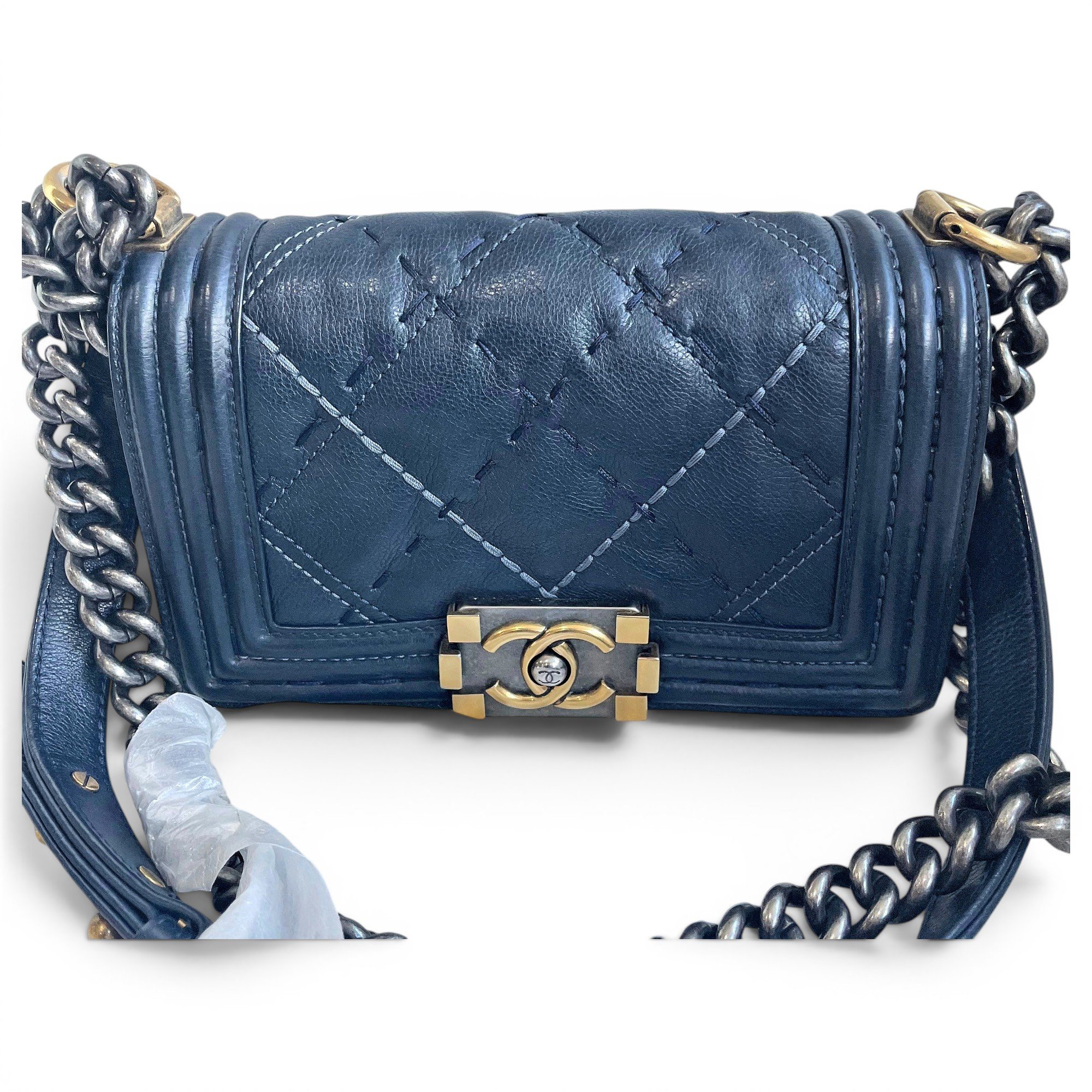 Boy leather handbag