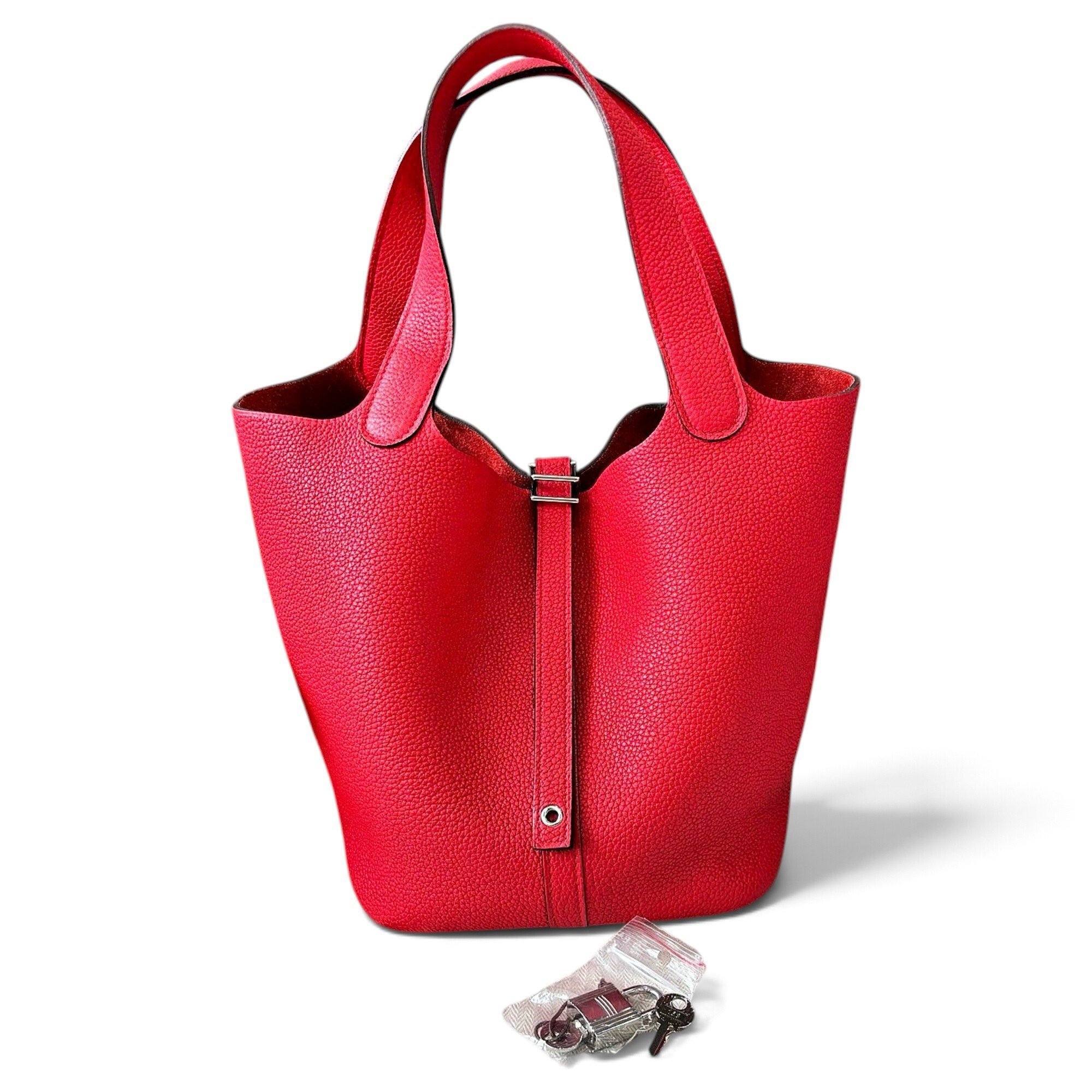 Picotin leather handbag