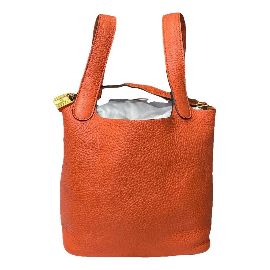 Picotin leather handbag
