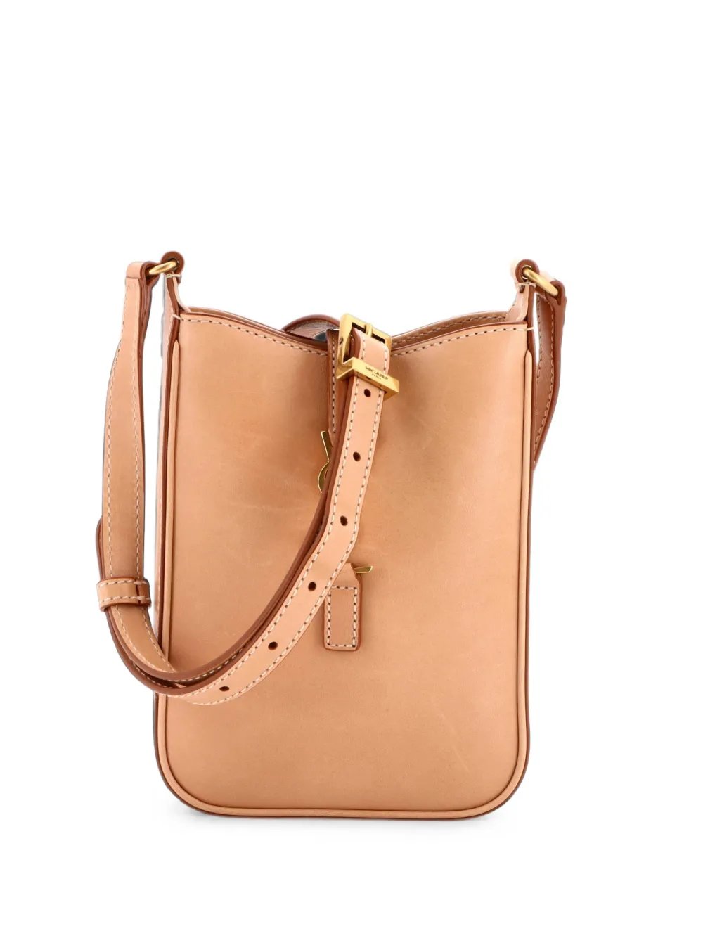 Le 5 a 7 Vertical Shoulder Bag Leather Mini crossbody bag