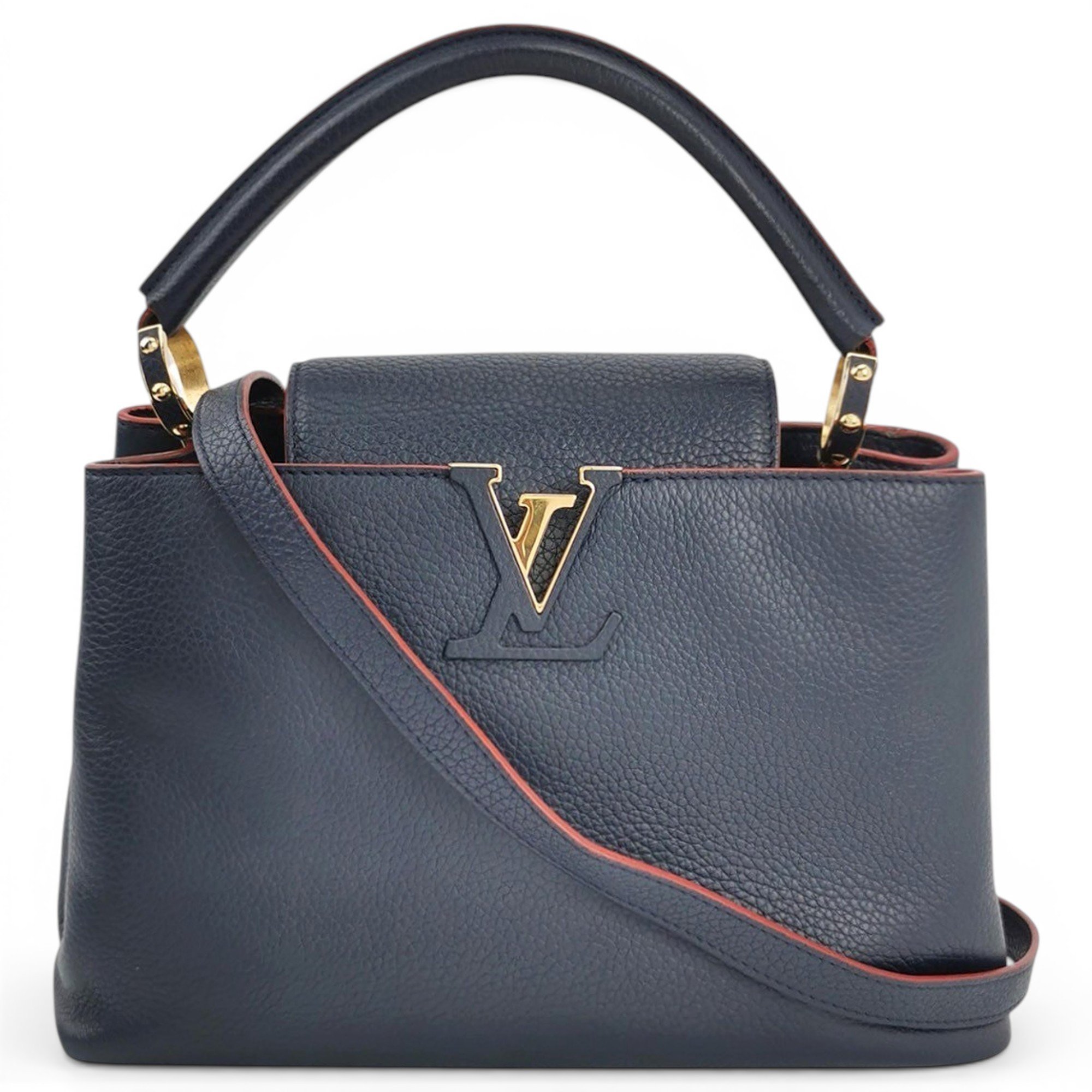 Capucines leather handbag