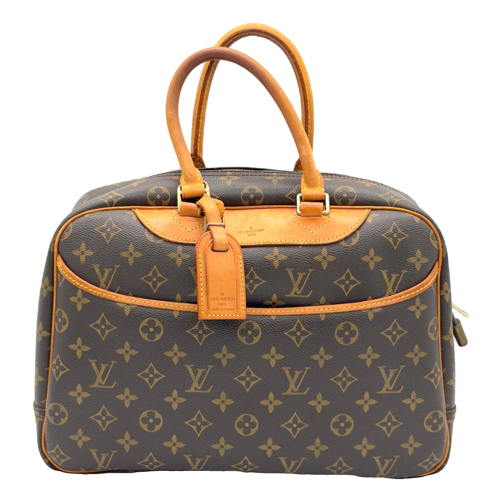 Deauville leather handbag