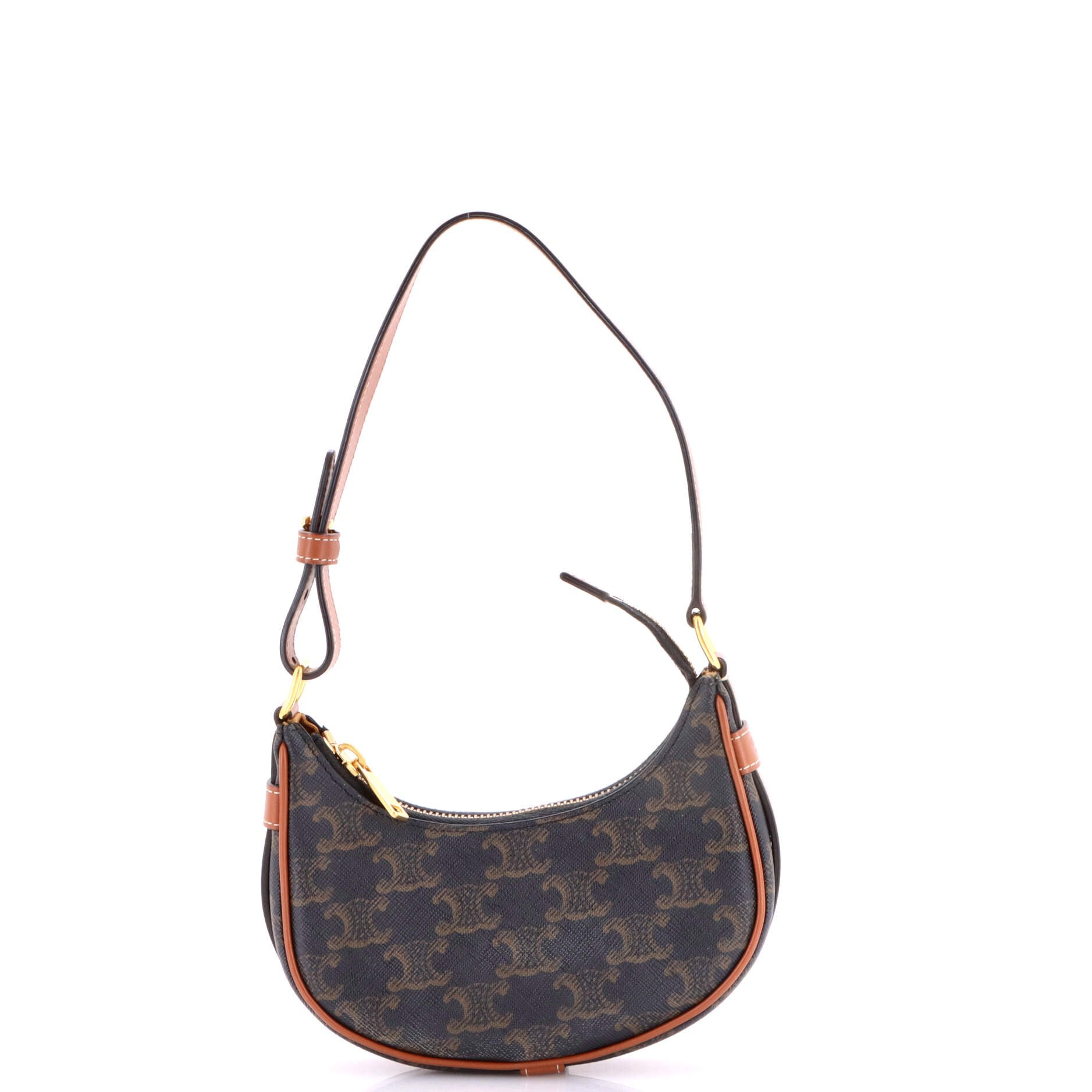Celine Ava Bag Triomphe Coated Canvas Mini