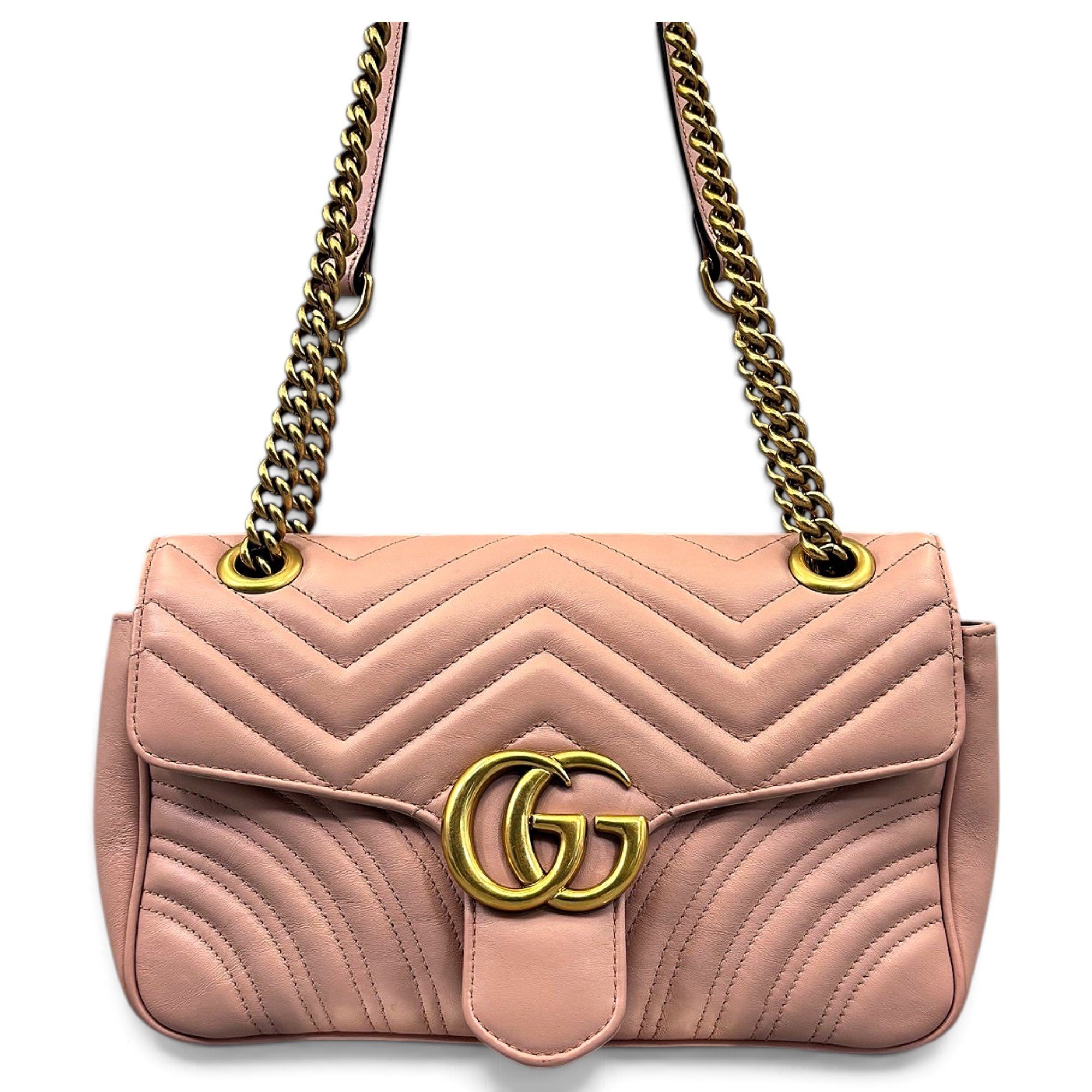 GG Marmont Flap leather handbag