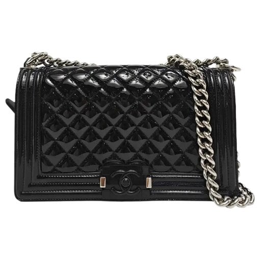 Patent leather crossbody bag