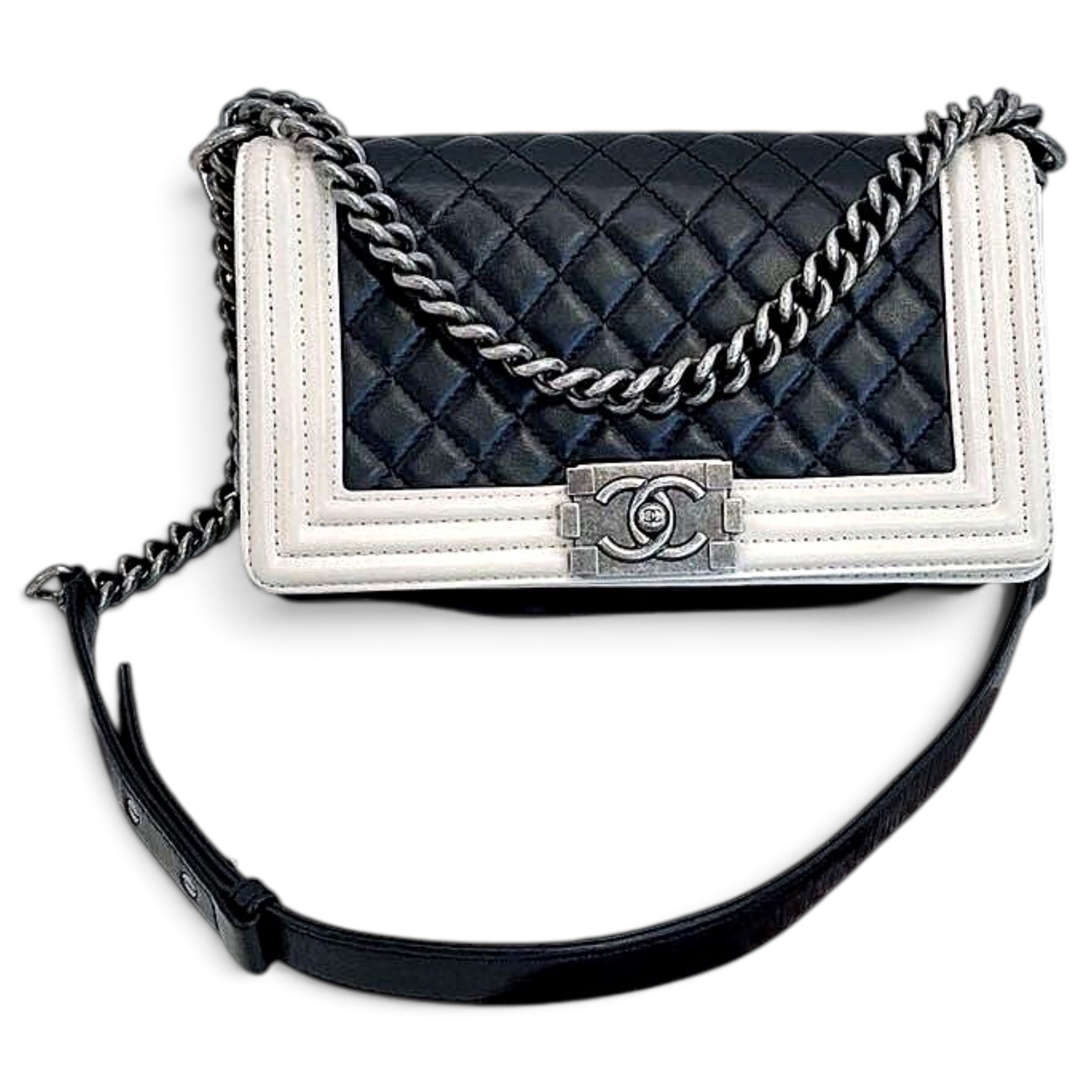 Boy leather crossbody bag