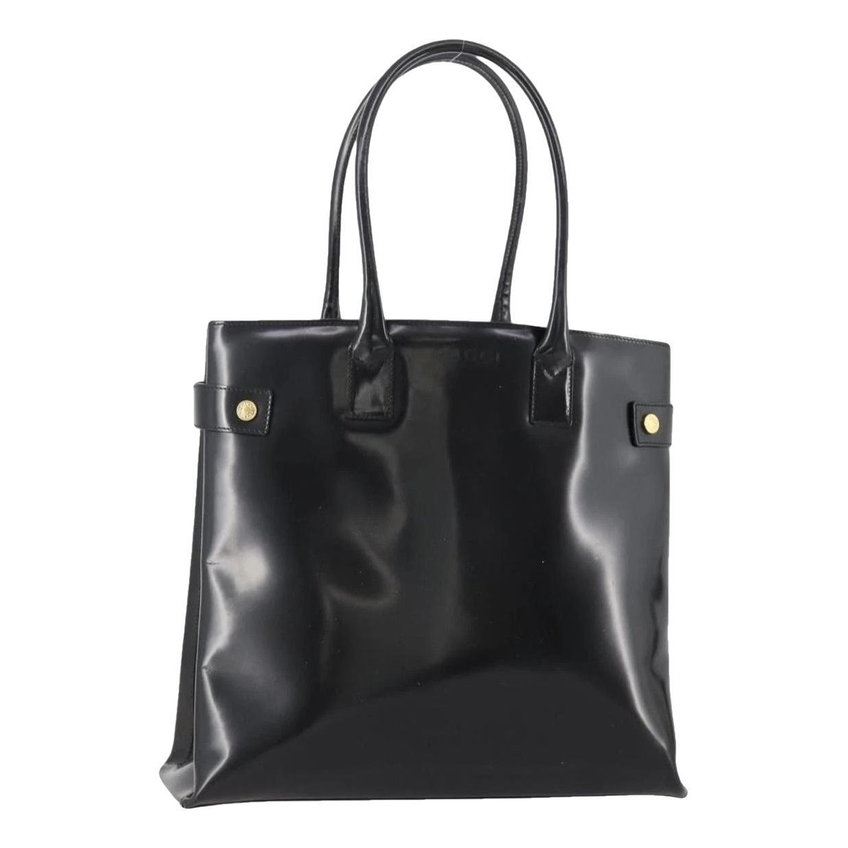 Patent leather tote