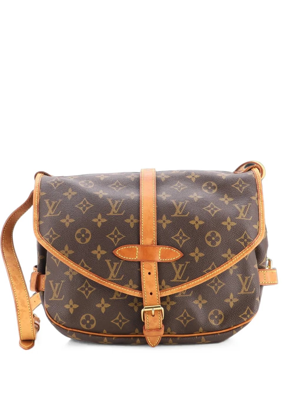 Saumur Handbag Monogram Canvas 30 crossbody bag