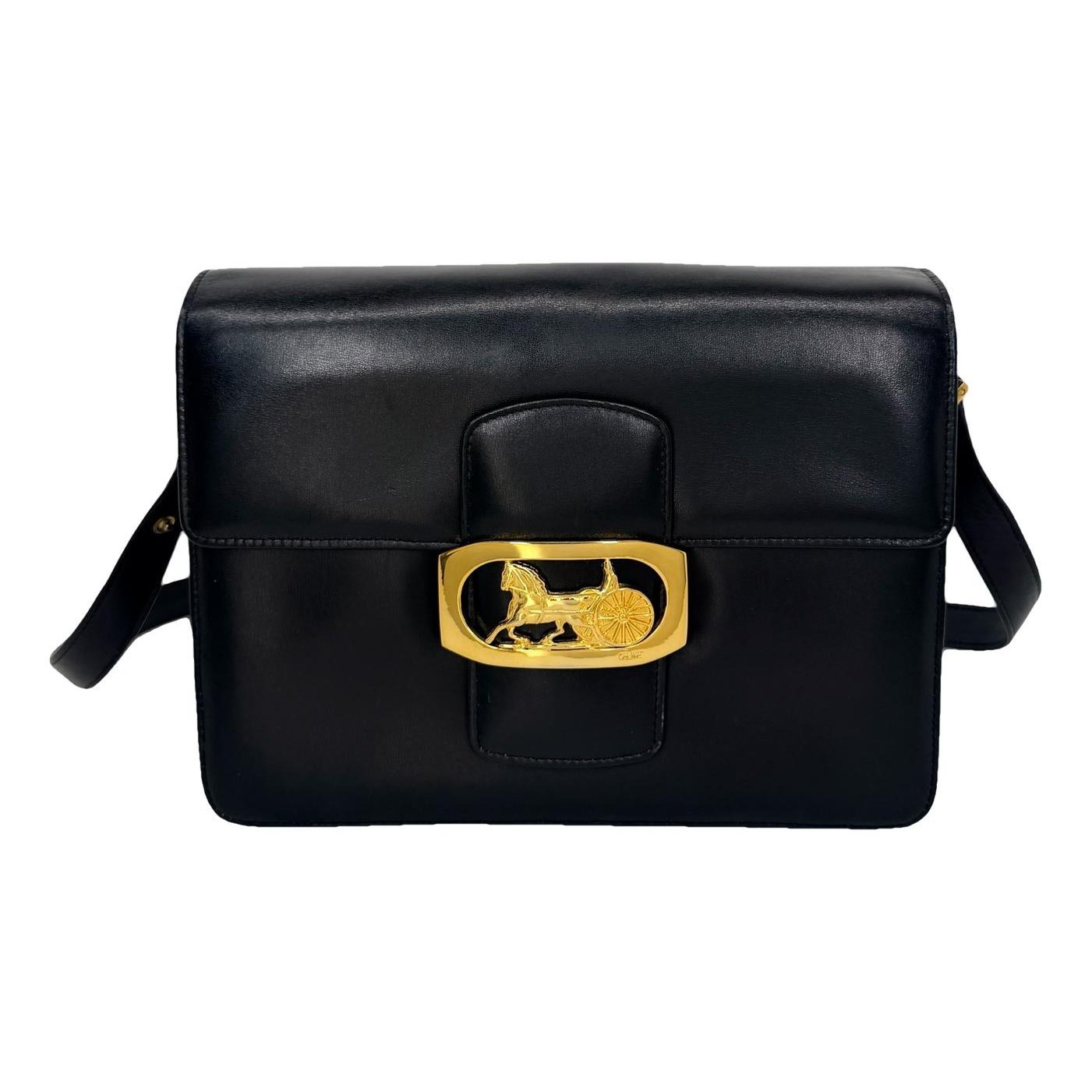 Triomphe leather handbag