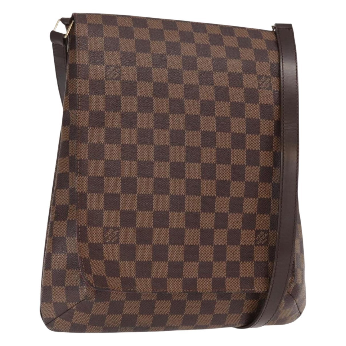 Musette cloth handbag
