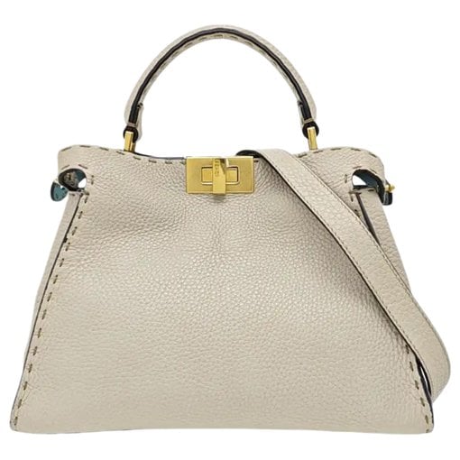 Peekaboo leather handbag