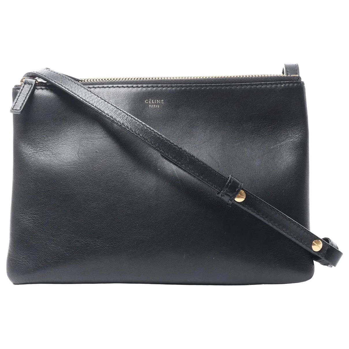 Trio leather crossbody bag