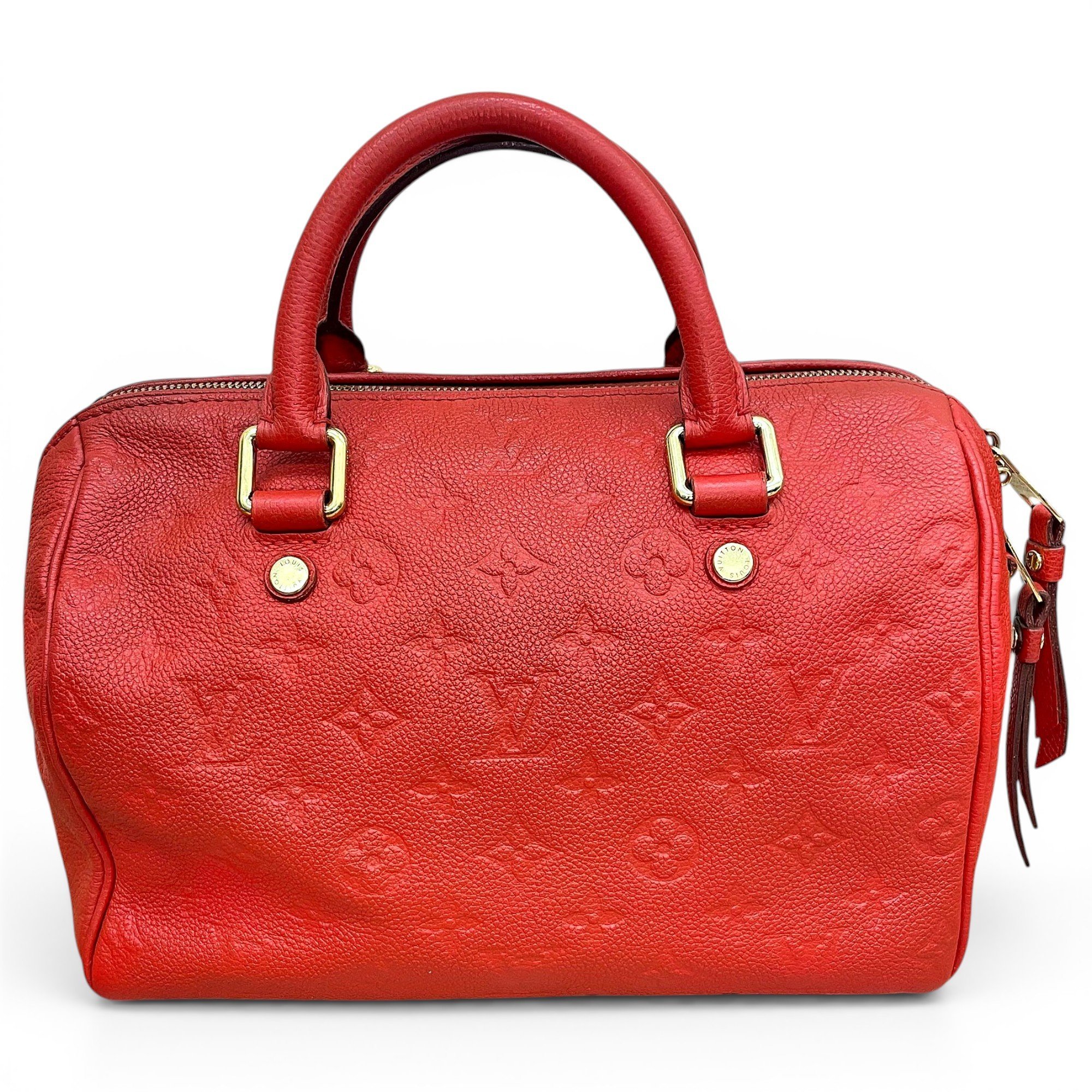 Speedy leather handbag