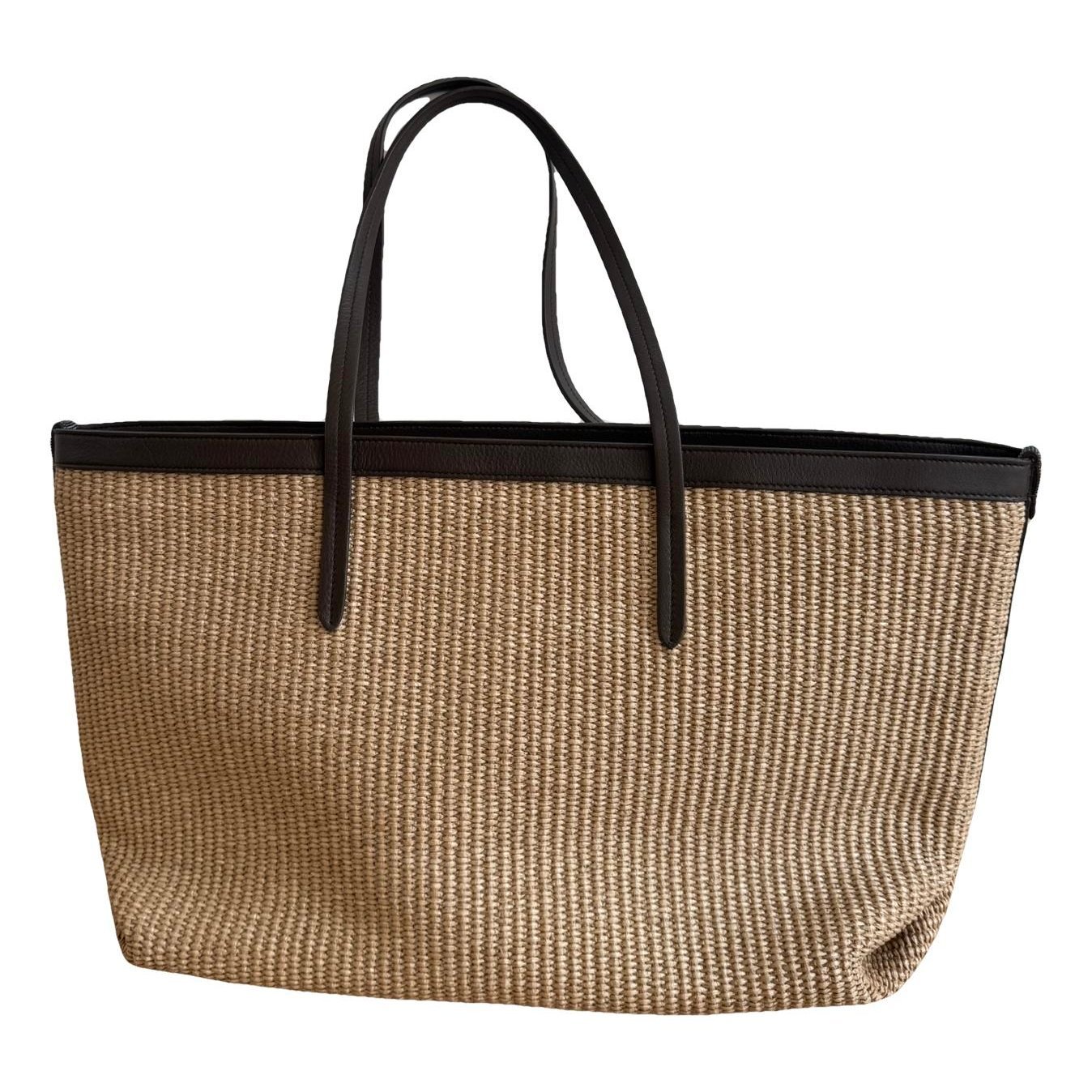 Vegan leather tote
