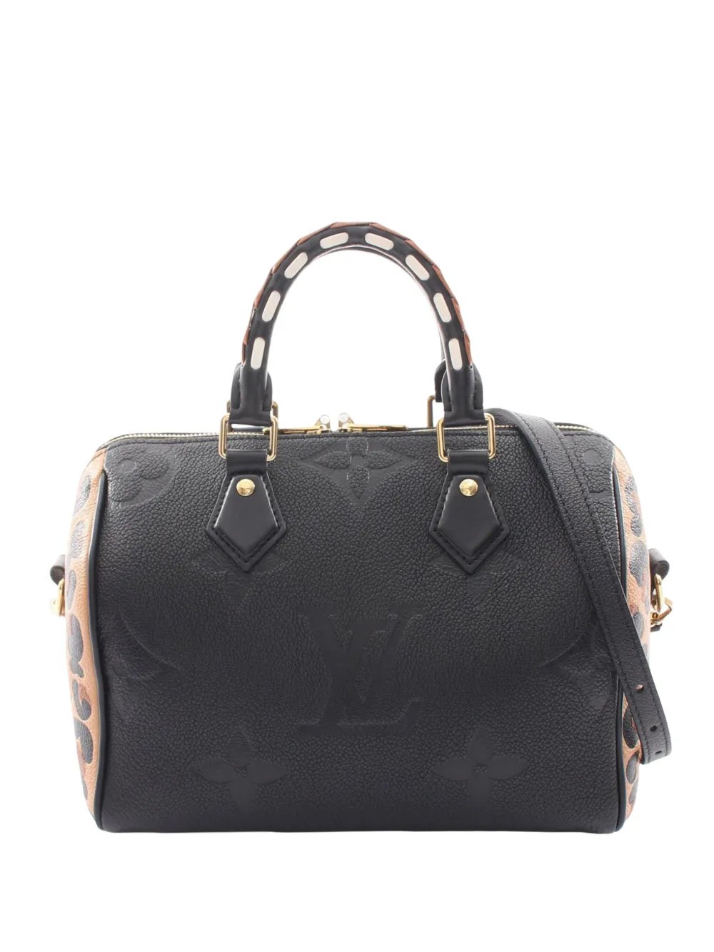 Louis Vuitton 2021-2026 Monogram Giant Empreinte Wild at Heart Speedy Bandouliere 25 boston bag