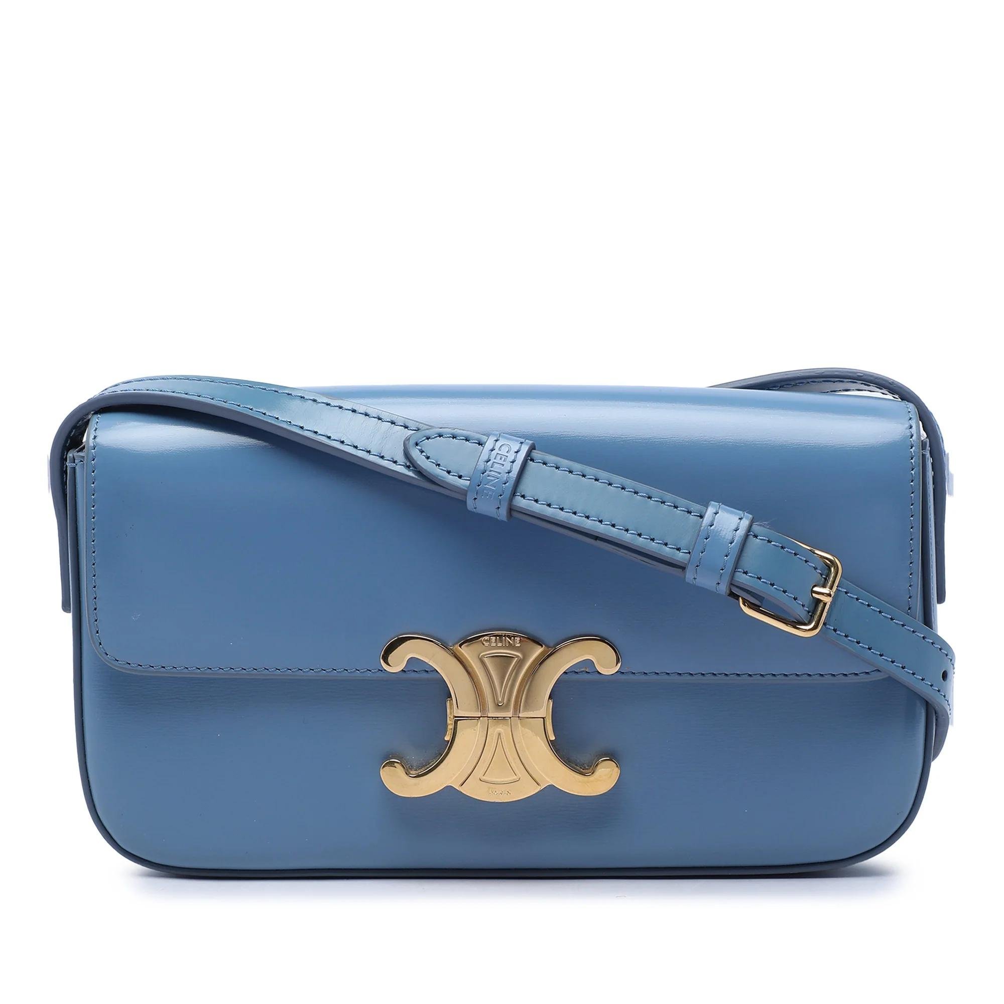 Triomphe pony-style calfskin handbag