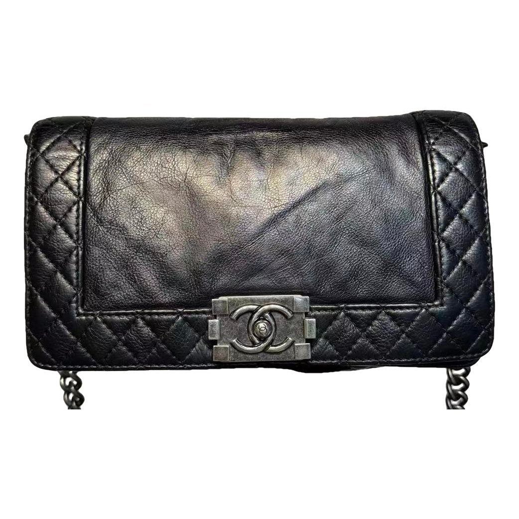 Boy leather crossbody bag