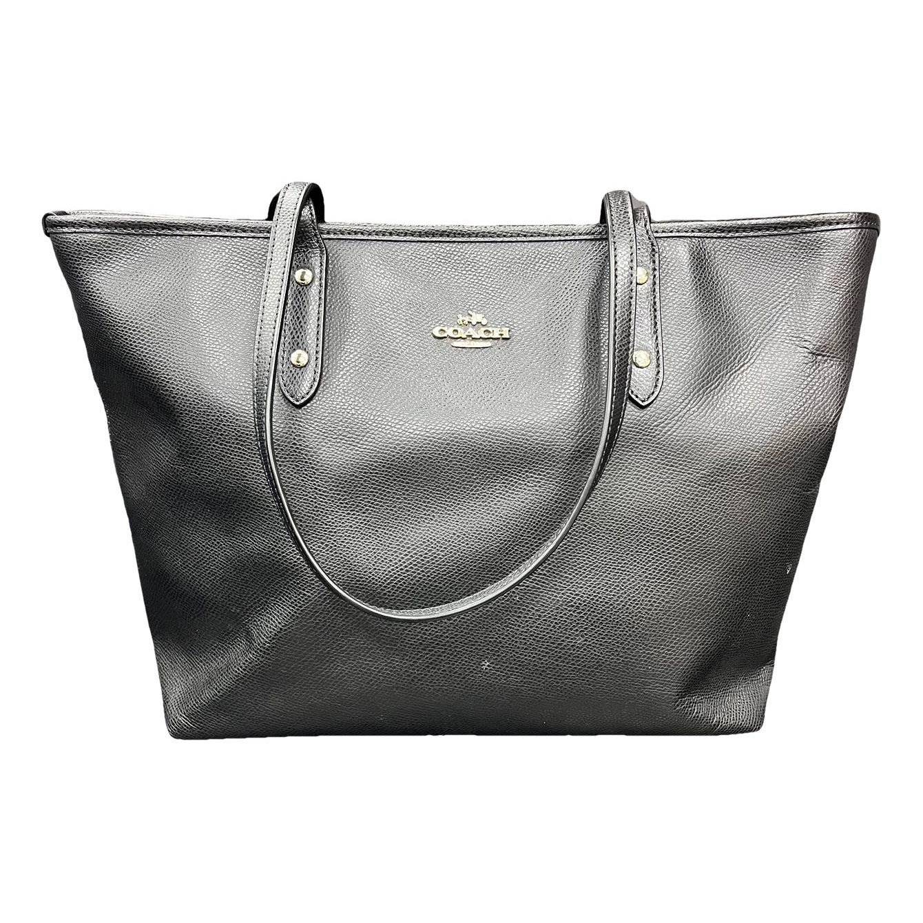 CITY ZIP TOTE leather handbag