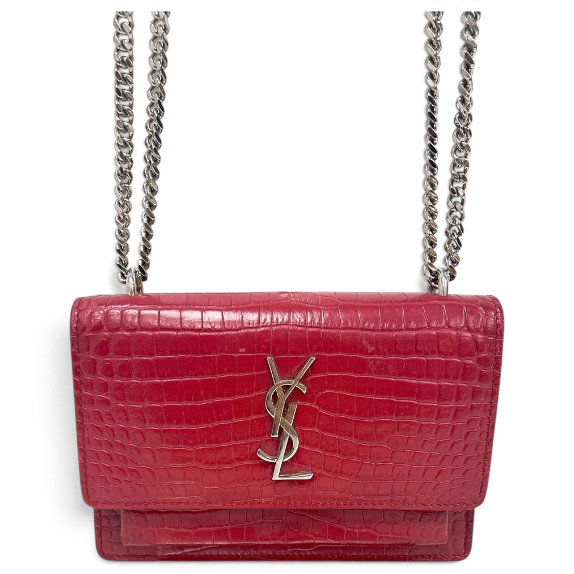 Sunset leather handbag