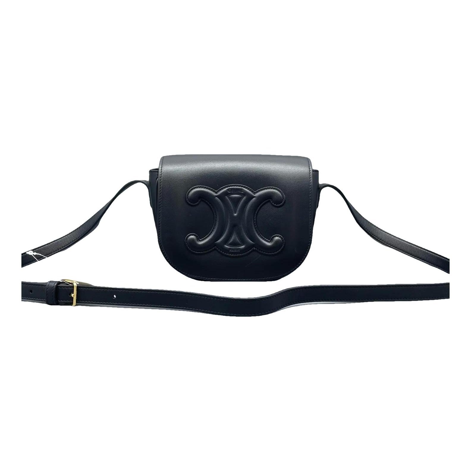 Triomphe leather mini bag