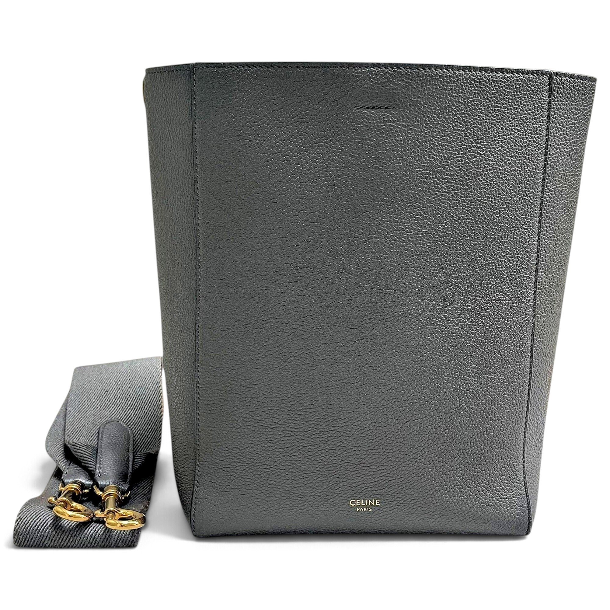 Seau Sangle leather handbag