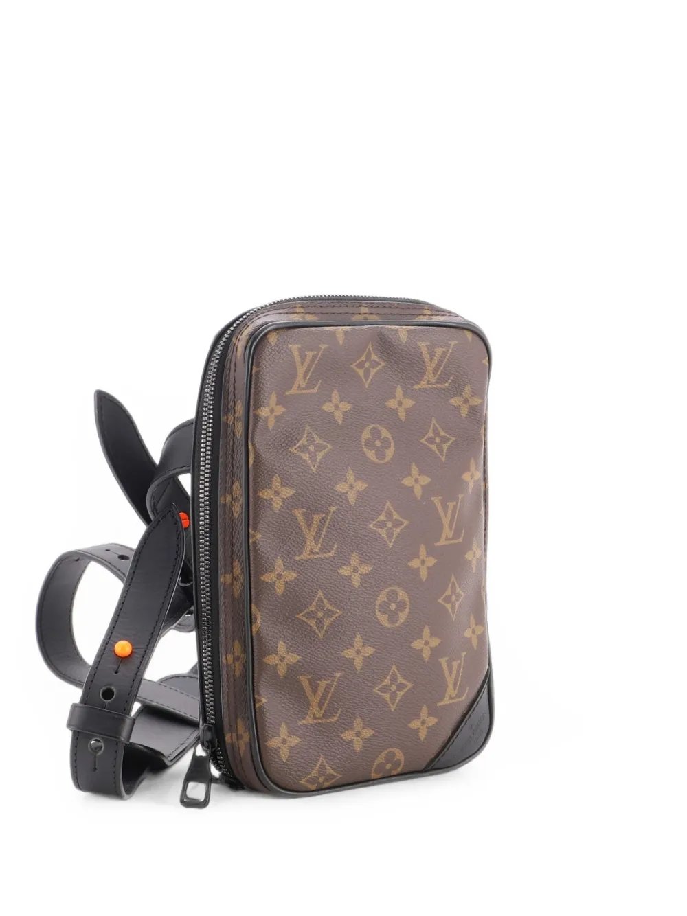 Solar Ray Utility Side Bag Monogram Canvas crossbody bag