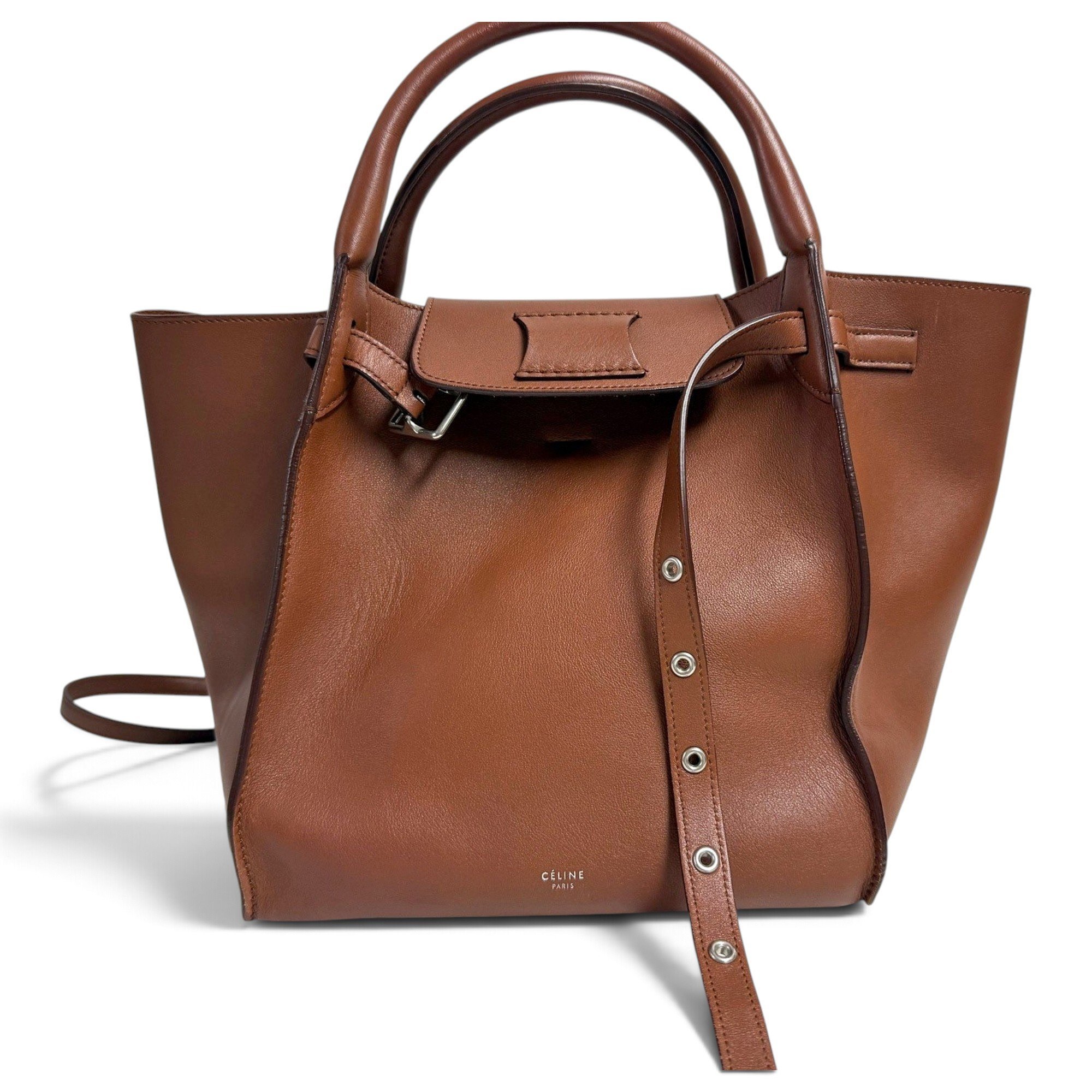 Belt leather handbag