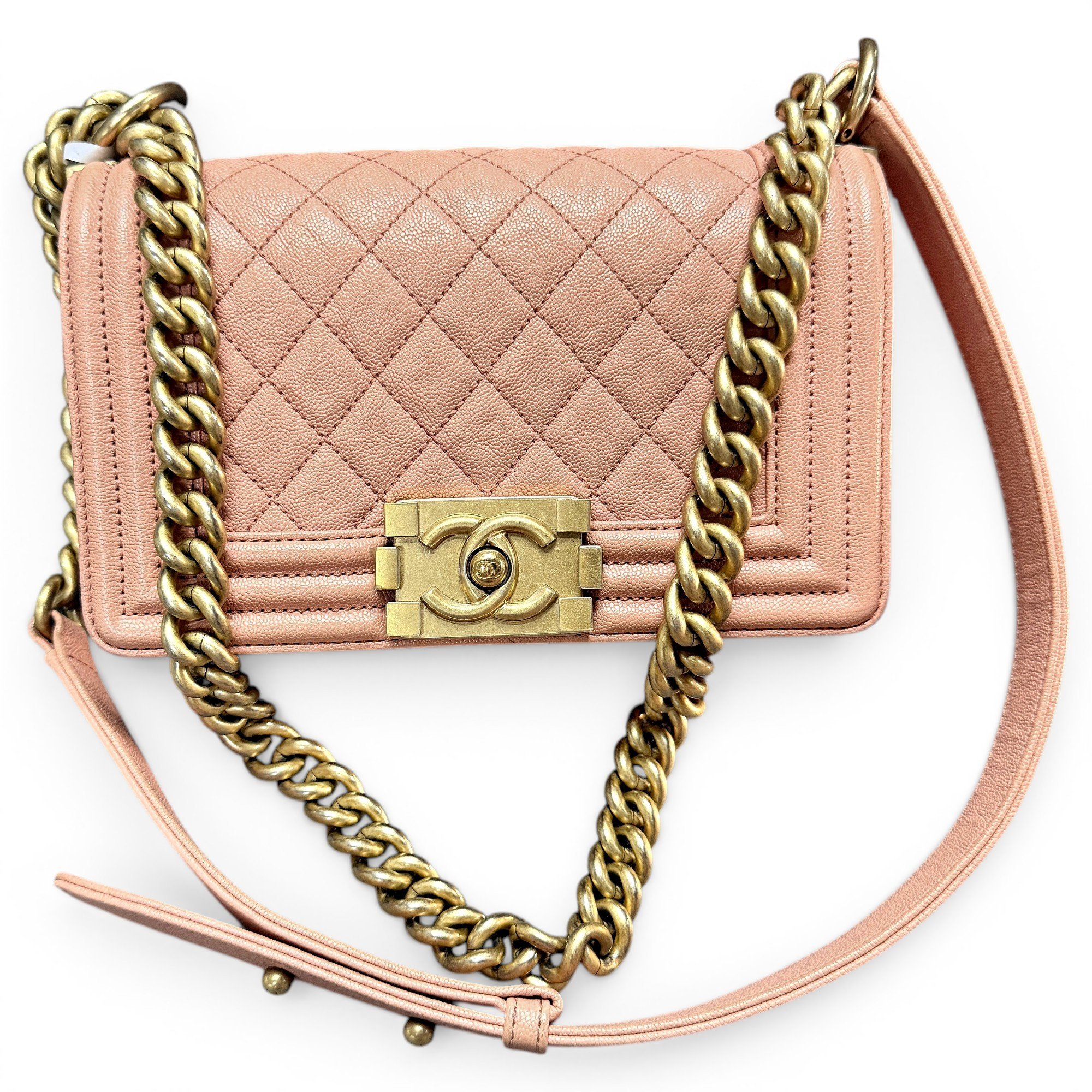 Boy leather crossbody bag