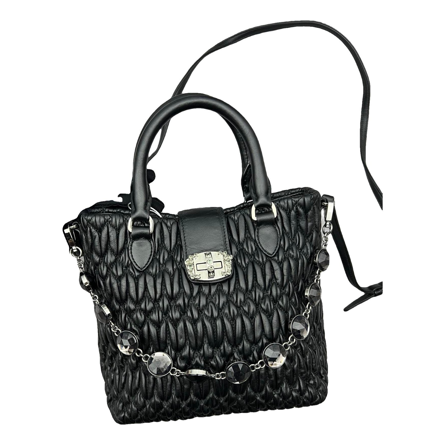 Leather handbag