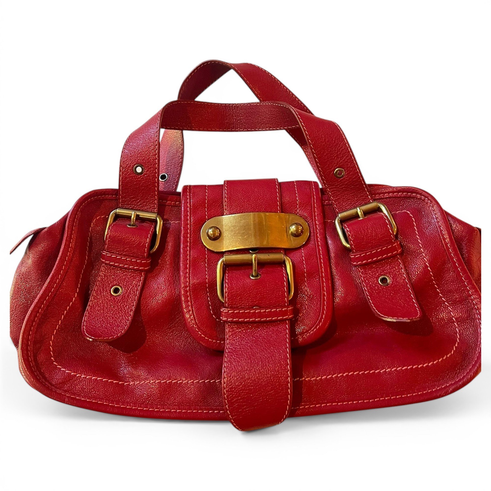 Leather handbag