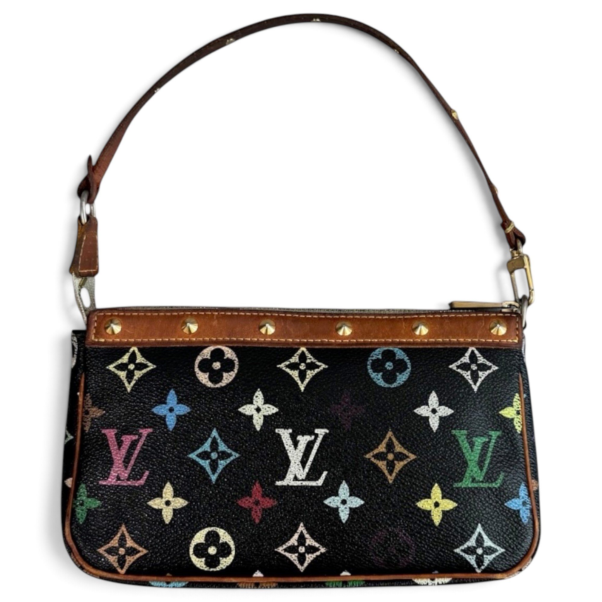 Pochette Accessoire leather handbag