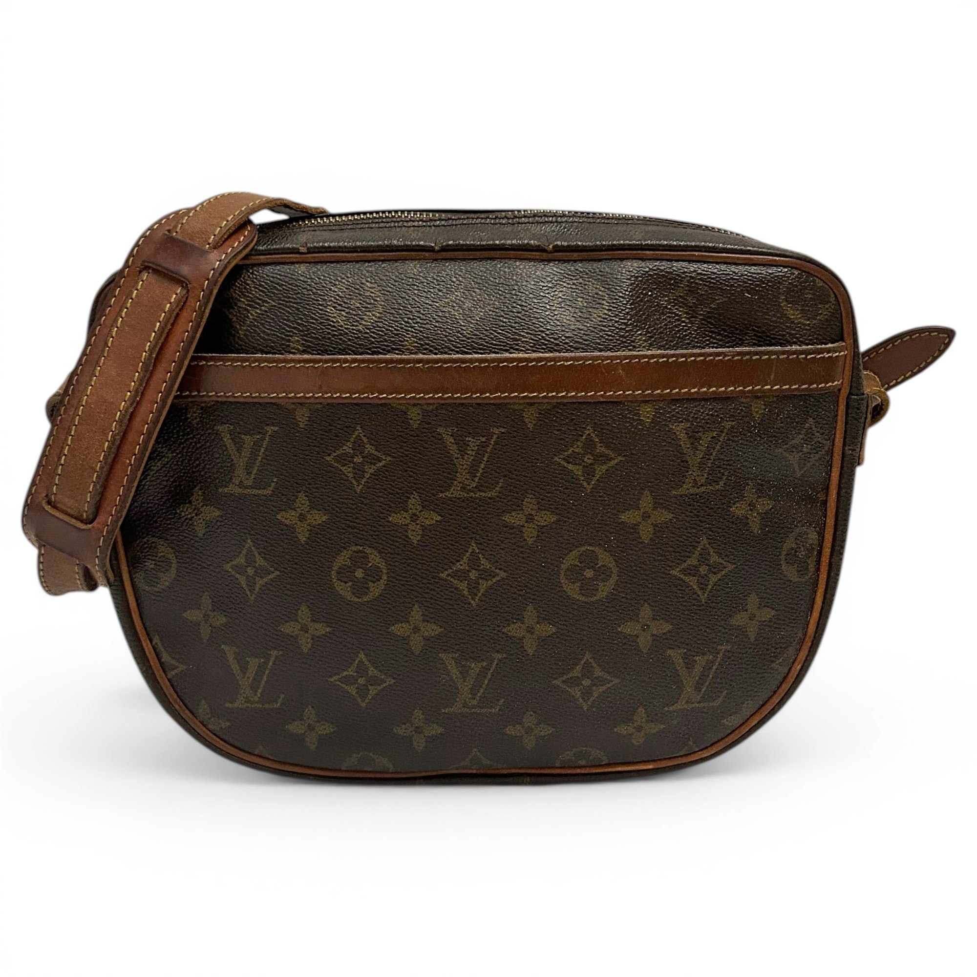 Jeune fille leather crossbody bag