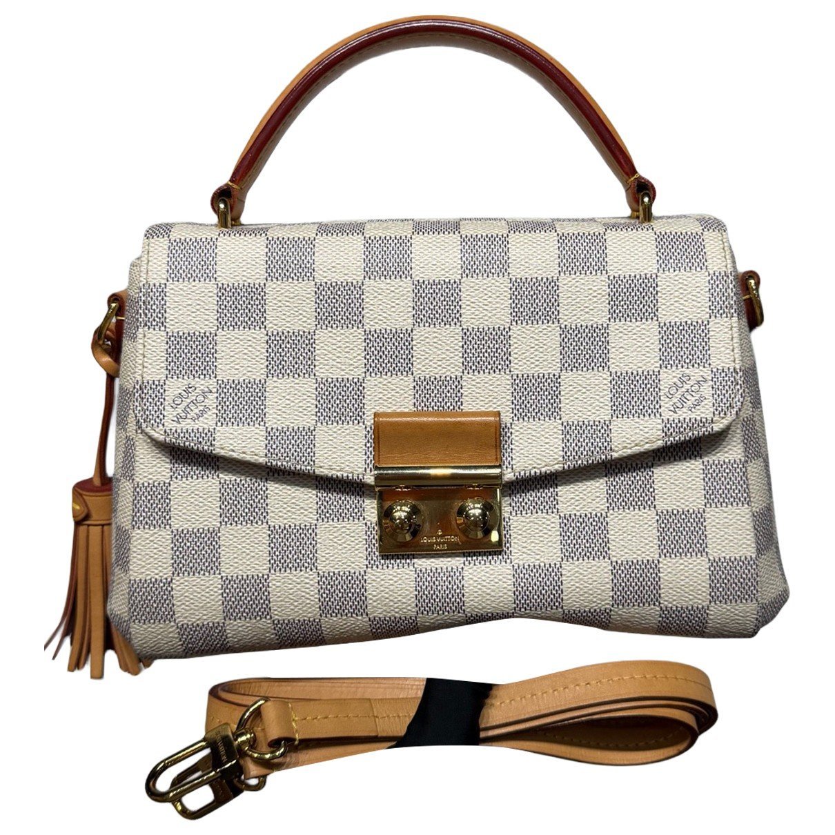 Croisette leather crossbody bag