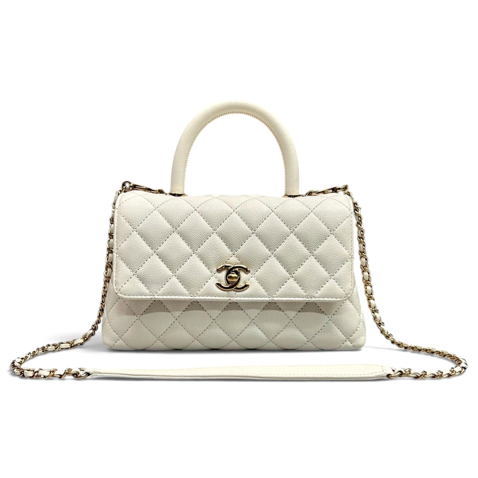 Coco Handle leather handbag