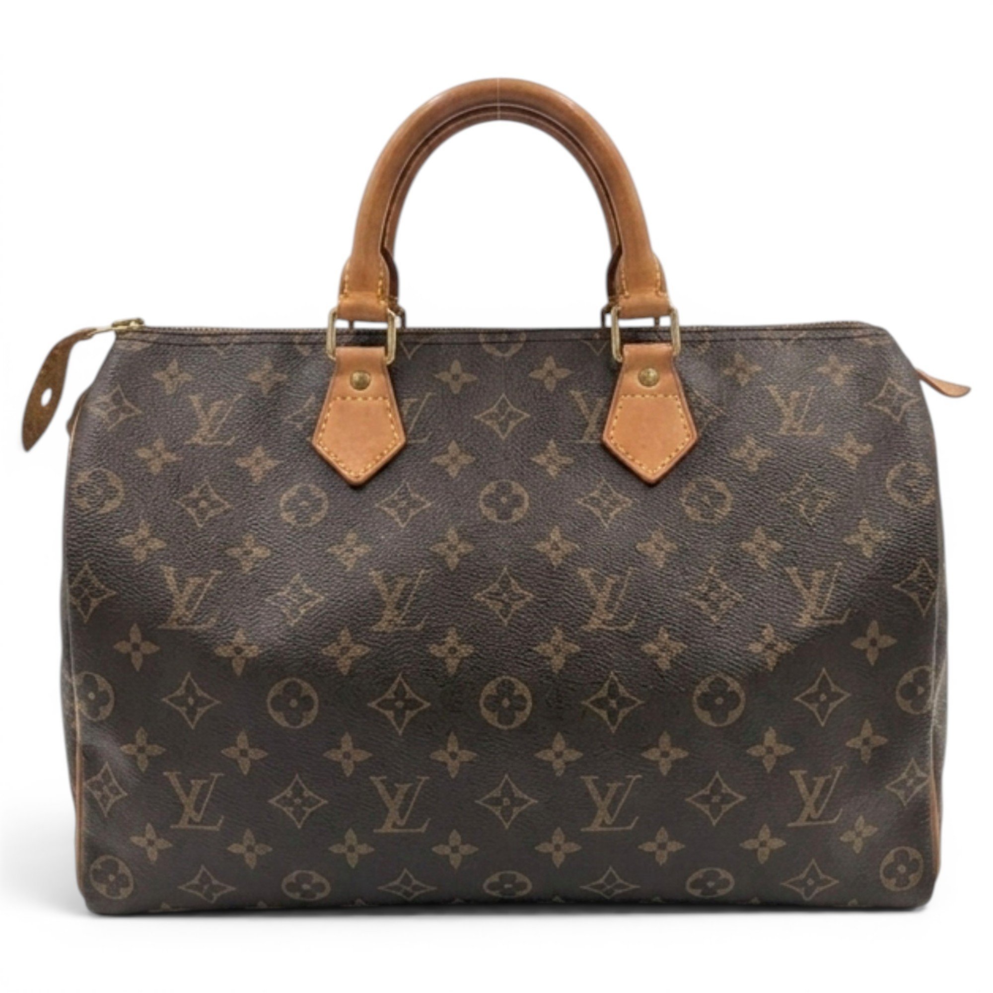 Speedy leather handbag