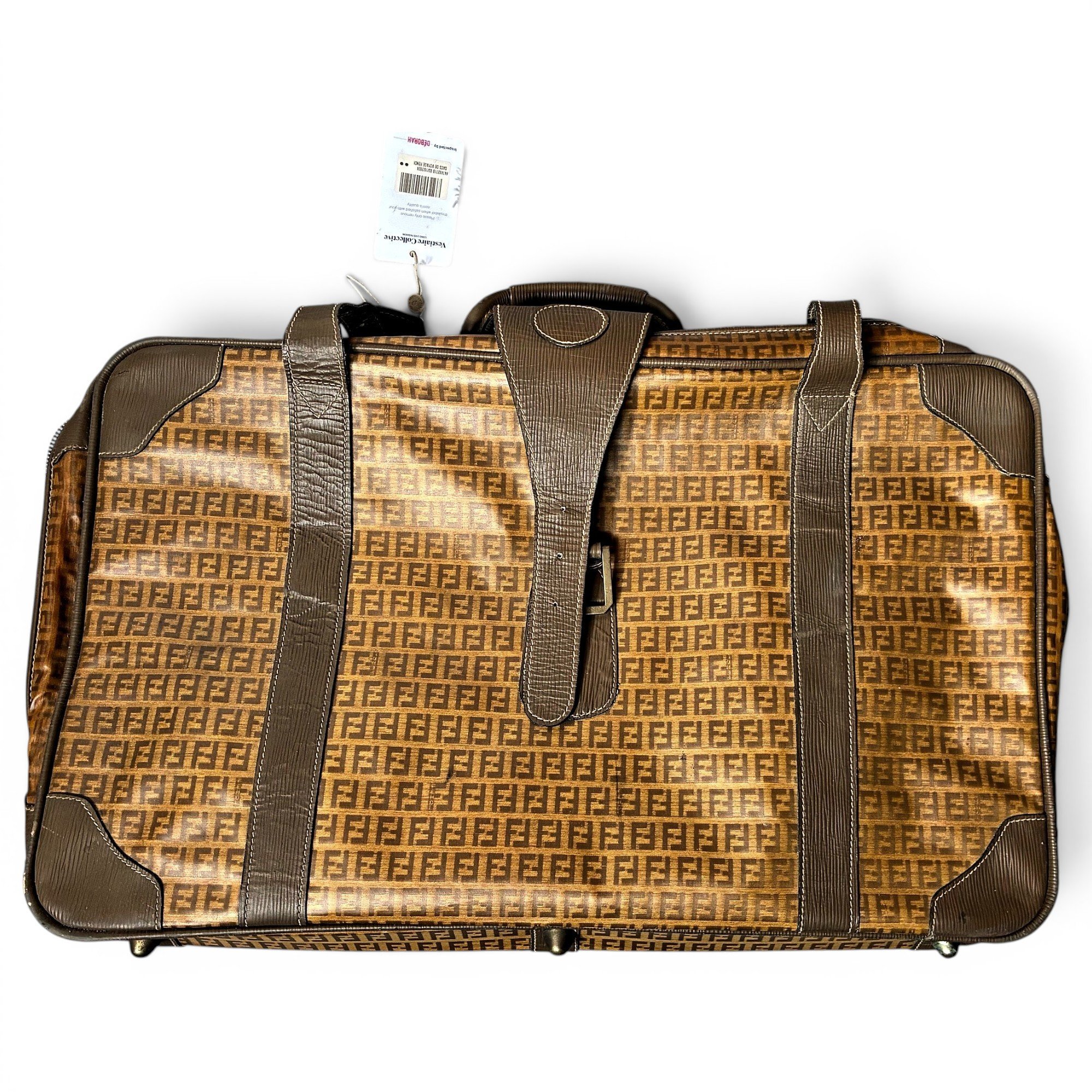 Leather travel bag
