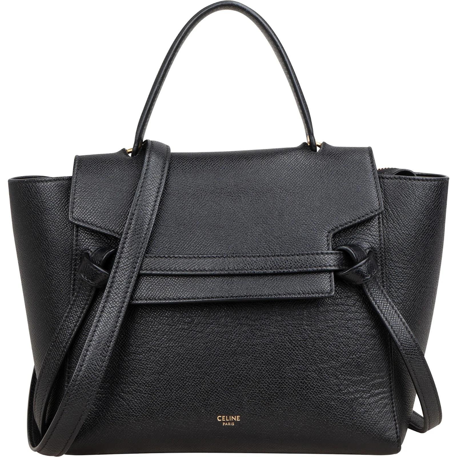 Belt leather handbag