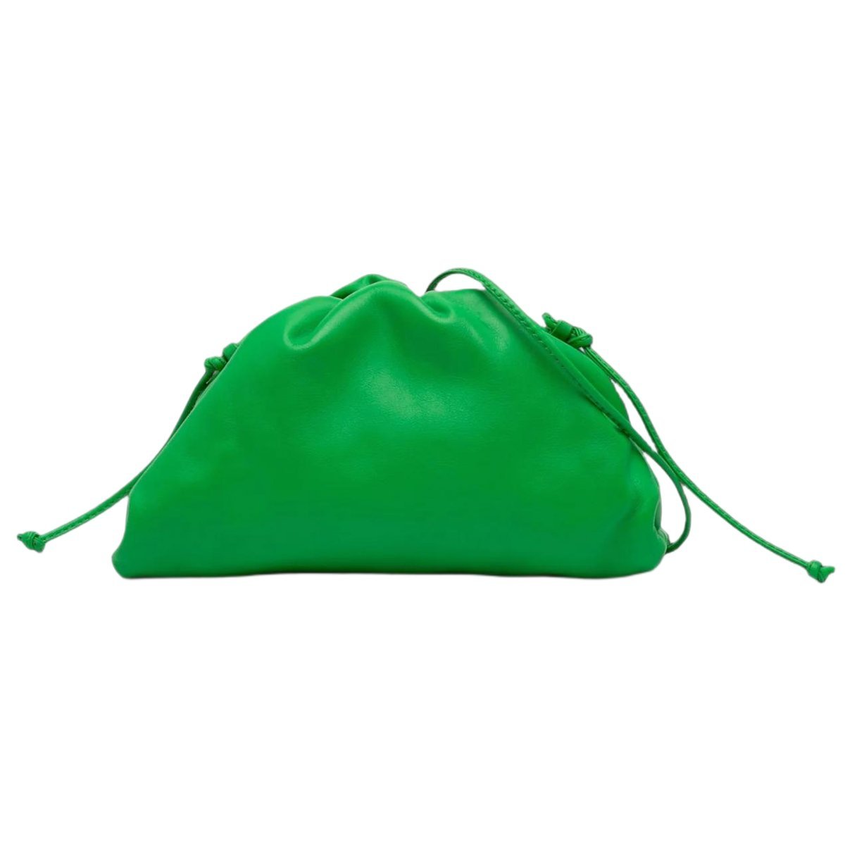 Pouch leather crossbody bag