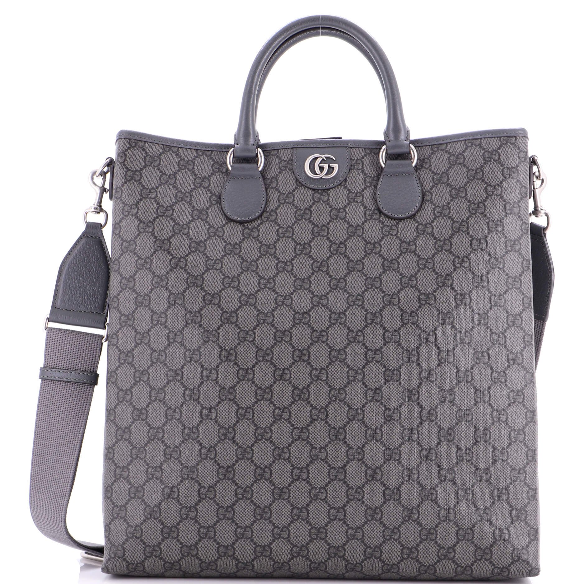 Gucci Ophidia Convertible Open Tote GG Coated Canvas Tall