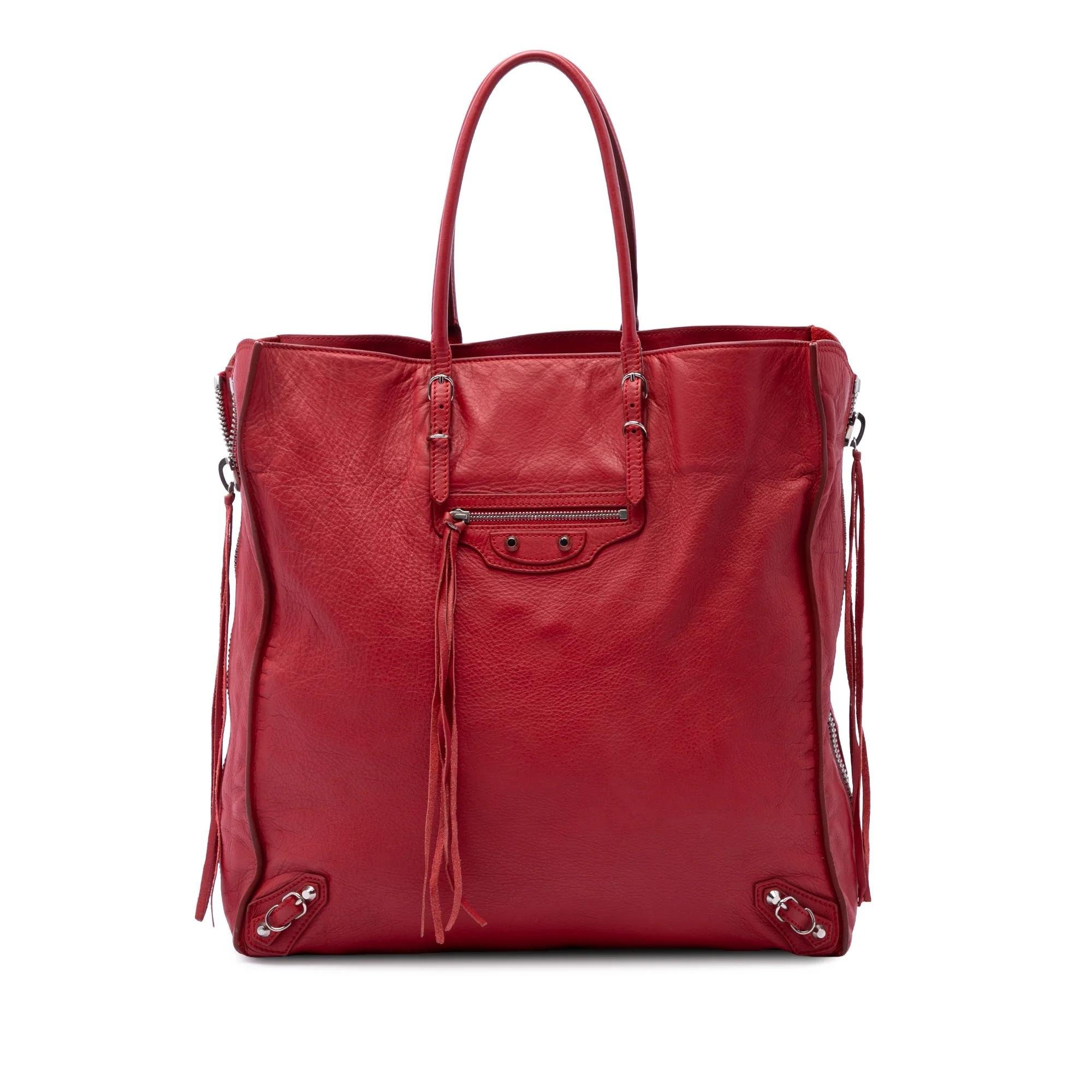 Papier pony-style calfskin handbag