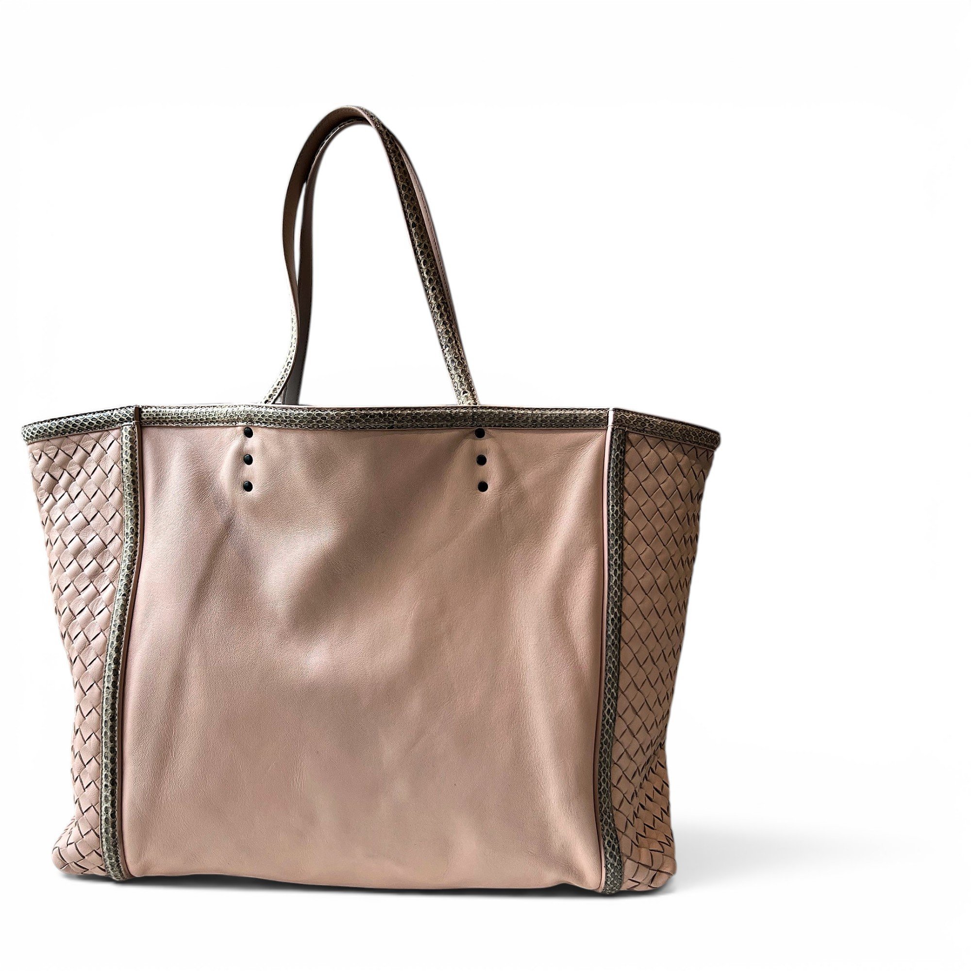 Leather tote