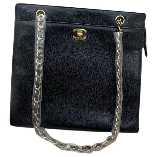 Leather tote