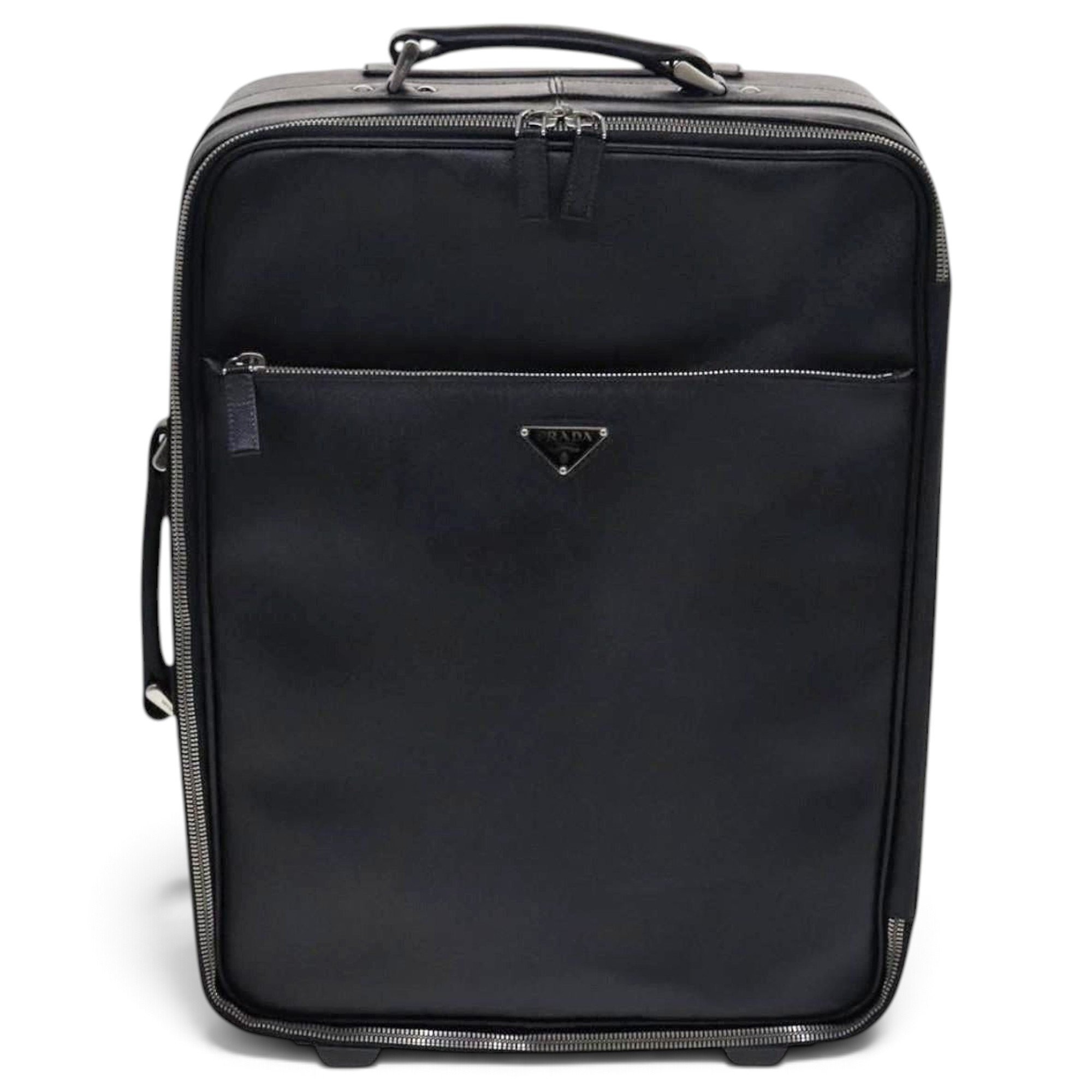 Leather travel bag
