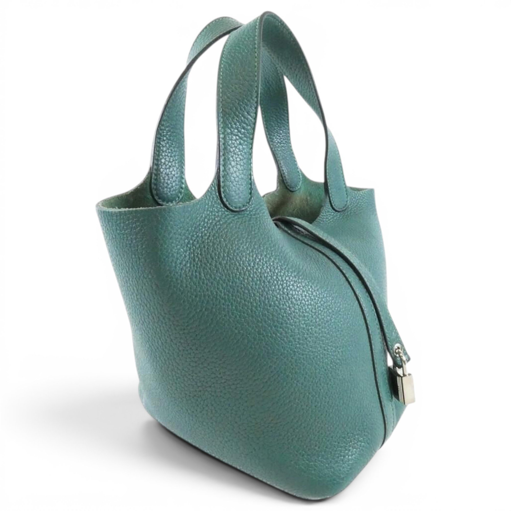 Picotin leather handbag