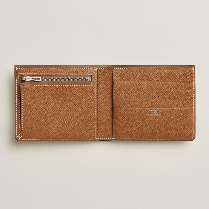 Gold H Sellier Compact Wallet
