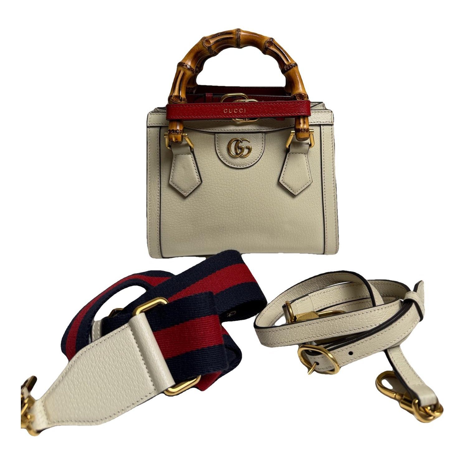 Diana Bamboo leather handbag