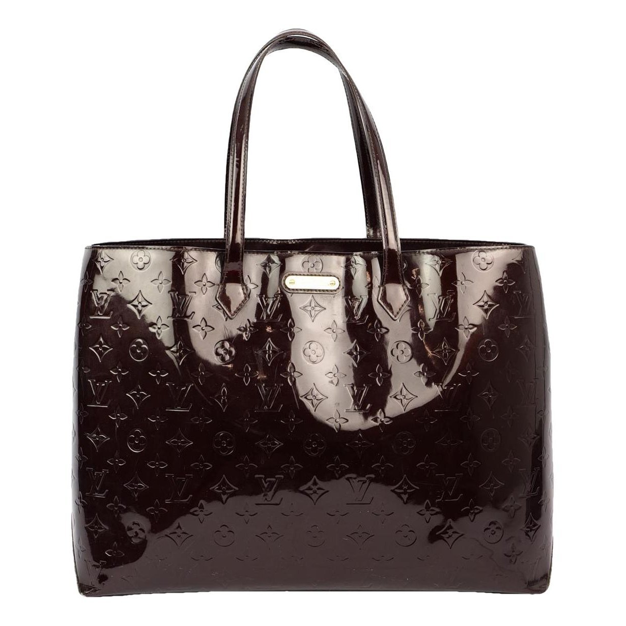 Wilshire patent leather tote